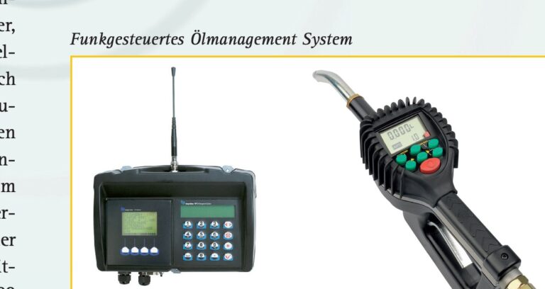 Funkgesteuertes Ölmanagement System