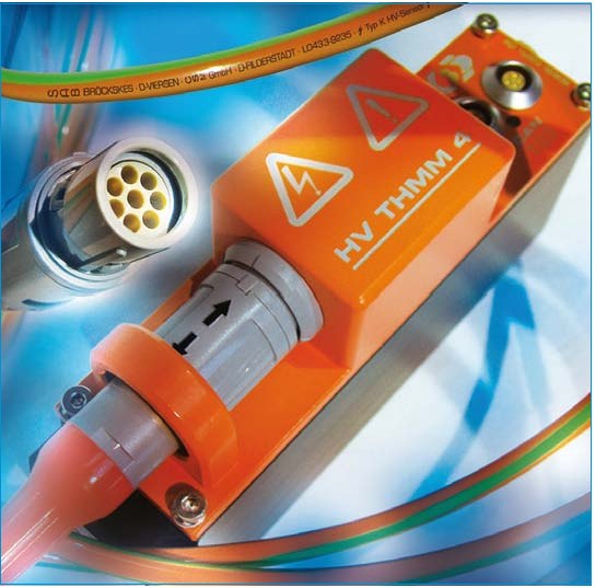 Das 4-kanalige HV THMM 4 mit angeschlossenem Sensor