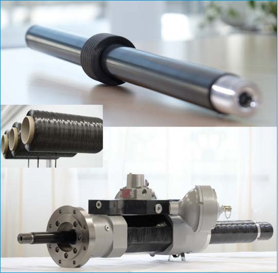 Kolbenstange und Hydraulikzylinder aus Carbon (H-CFK)