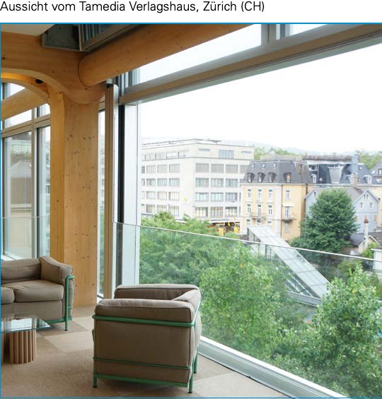 Aussicht vom Tamedia Verlagshaus, Zürich (CH)