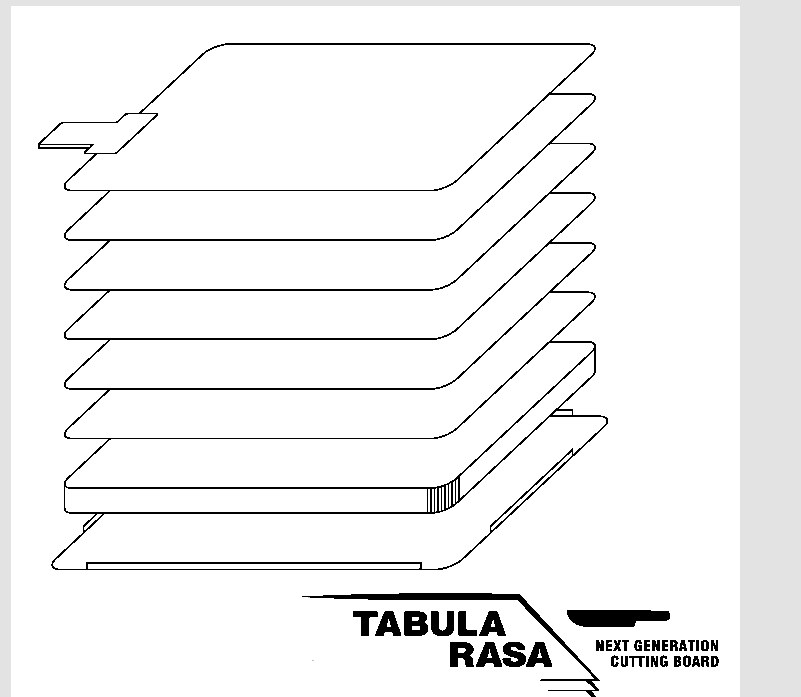 Schneidebrett „Tabula Rasa“
