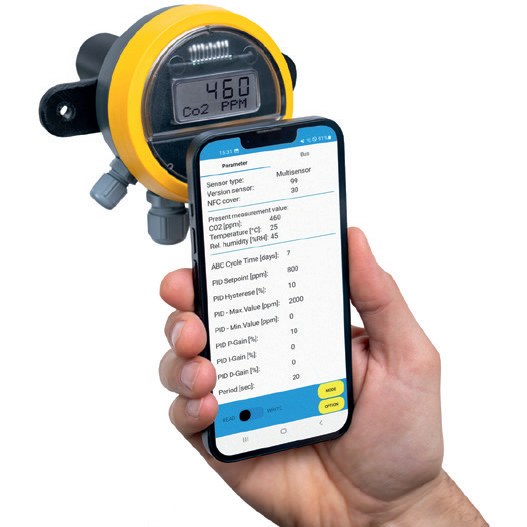 OPP-SENS® NFC Multiregler mit Smartphone App