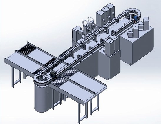 ORBOTER als Kundenskizze, zur Produktion von Audio Exciter für die Automotive- und Luftfahrtindustrie